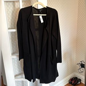 NWT J.Crew Black Cardigan Sweater Size Medium